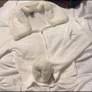 y2k puff long sleeve crop top